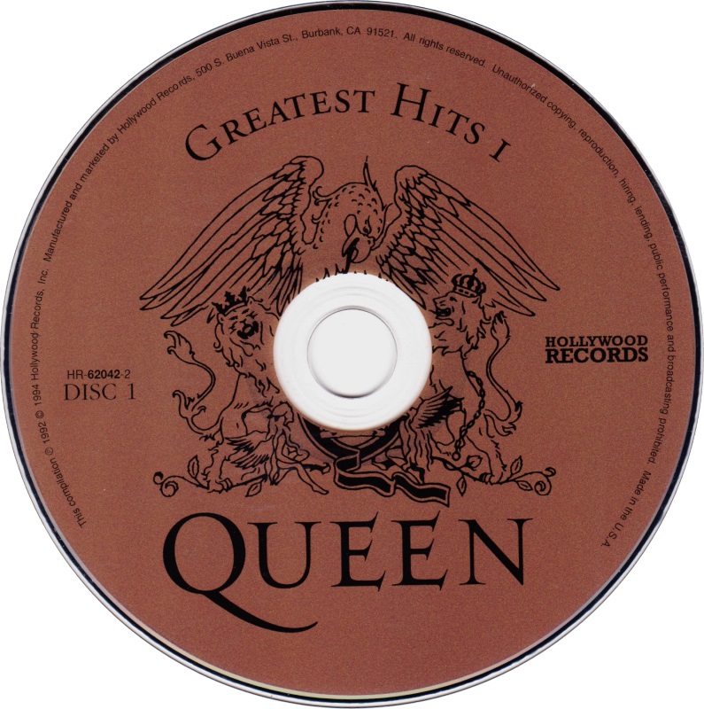 Queen  Greatest Hits I & II : CD1